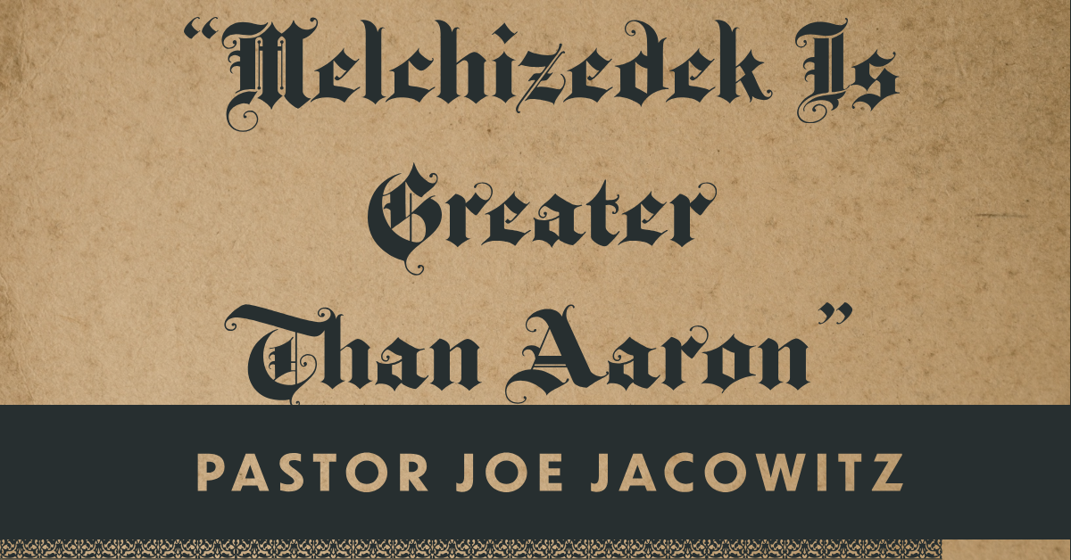 Pastor Joe Jacowitz