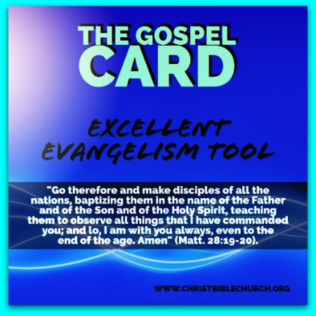 Gospel Card